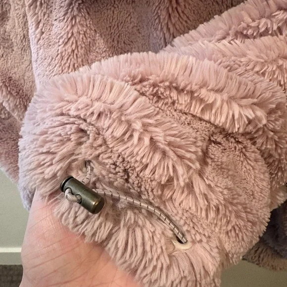 FP Movement - pink fluffy hoodie, half-zip - Picture 4 of 9